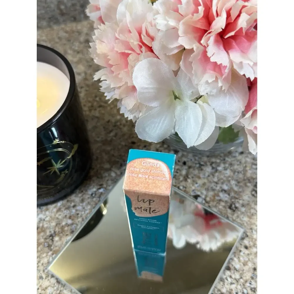 Thrive Causemetics Lip Mate Lip Gloss, Glinda Rose Gold Shimmer Vegan 0.23